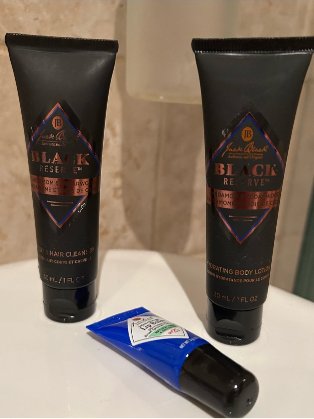 Jack Black Reserve Body wash and Hydrating Body Lotion for Men